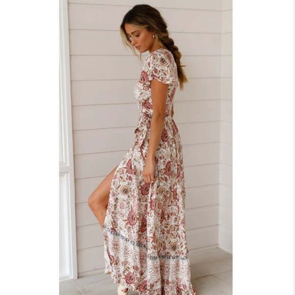 2021 Hot Pick - Boho V-neck Maxi Printed Dress - Picture 8 of 13